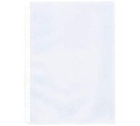 Kangaro - Fundas para documentos (A4, polipropileno, 2/4/11r, 80 micras, 100 unidades), transparente