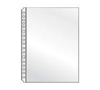 Kangaro - Fundas para documentos (A5, PP, 17r, 120 micrones, 10 x 10 unidades), transparente