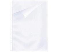 Kangaro - Fundas para documentos (tamaño A4, PP, 2/4/11r, 120 micras, 100 unidades), transparente