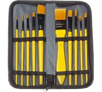 Kangaro K-840003 - Juego de Pinceles (18 cm a 20 cm), Color Amarillo