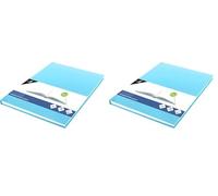 Kangaro KTC K-5356 - Cuaderno de bocetos (A4, tapa dura, 80 hojas, 100 gramos, papel blanco sin ácidos), color azul (Paquete de 2)