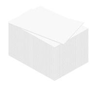 Kangaro Planchas de espuma DIN A4, color blanco, 29,7 x 21 cm, 3 mm, 30 unidades, para manualidades, presentación, modelismo, paspartú