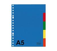 Kangaro Register A5 en blanco PP 120 micron 17r. 5 piezas clasificadas 21,5 x 18 x 0,3