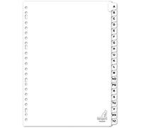 Kangaro - Separadores (A4, 190 g, 23 unidades, 20 unidades), color blanco