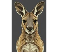 Kangaroo Cover Design: Aesthetic Journal for Writing, Drawing & Notes | Blank Notebook for School, Work & Creativity.