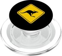 Kangaroo Crossing - Cute Kangaroo PopSockets PopGrip para MagSafe