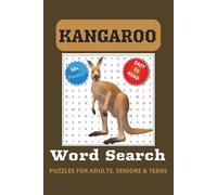 Kangaroo Word Search Puzzle Book: Word Searches with easy-to-Read Print about Kangaroo, Kangaroo Grazing, Kangaroo Browsing and More / 6x9 inches, 110 ... Gift for Vocations, Holidays and Free Times