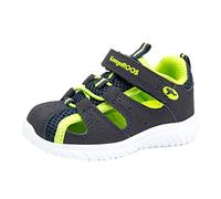 KangaROOS 2058 Unisex bebé Zapatillas, Azul (Dk Navy/Lime 4054), 24 EU