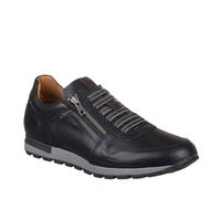 KangaROOS 636-11 Deportivo DE Piel Cremallera Hombre Negro 40