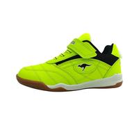 KangaROOS Backyard 2.0 Ev, Zapato de Tribunal Interior, Amarillo neón y Negro, 38 EU