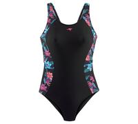 KangaROOS Bañador de natación azul claro / rosa / negro XS-S EUR