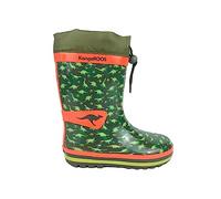 Kangaroos Botas de Agua K-Rain Military Green/Dino, 29 EU
