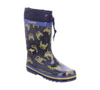 KangaROOS Botas de goma unisex para niños, Dk Navy Monster Truck, 33 EU