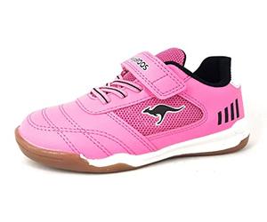 KangaROOS K-bilyard EV, Zapatillas Deportivas Mujer, Neon Pink Jet Black, 39 EU