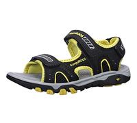 KangaROOS K-Celta Kento, Sandalia Unisex Adulto, Jet Black Lemon Chrome, 36 EU