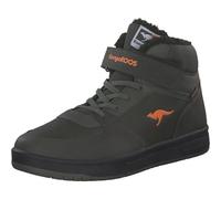 KangaROOS K-CP Bound Mid EV Hightop Zapatillas para niños en tallas, resistentes al agua, resistentes al agua, talla, verde, 30 EU