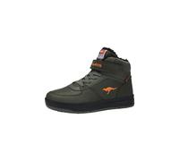 KangaROOS K-CP Bound Mid EV Hightop Zapatillas para niños en tallas, resistentes al agua, resistentes al agua, talla, verde, 36 EU