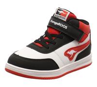 KangaROOS K-CPI Tive Mid EV, Zapatillas Unisex niños, Jet Black/Fiery Red, 22 EU