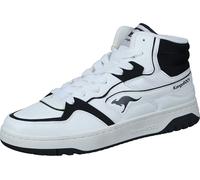 KangaROOS K-Draft Tony Mid, Zapatillas Unisex Adulto, Blanco Jet Black, 40 EU