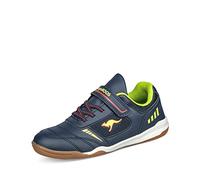 KangaROOS K-kingyard Ev, Zapato de Tribunal Interior, Dk Navy Lime, 29 EU