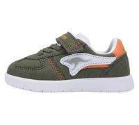 KangaROOS K-lpi Swoopz Ev, Zapatillas Unisex niños, Olive Vibrant Orange, 30 EU