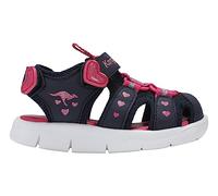 KangaROOS K-Mini, Sandalia Niñas, Dk Navy Daisy Pink, 29 EU