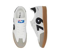 Kangaroos K-NES Patty - Zapatillas Deportivas para Hombre, Color Blanco/Negro Azabache, Talla 42 EU, Blanco Jet Black, 42 EU