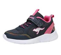 KangaROOS K-NY Chip Ev, Zapatillas Niñas, Dk Navy Daisy Pink, 30 EU