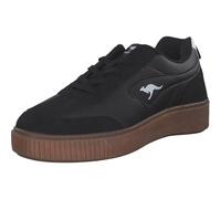 KangaROOS K-plat Megan, Zapatillas Mujer, Color Blanco y Negro, 39 EU