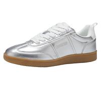 KangaROOS K-sn Bug, Zapatillas Mujer, Color Blanco Plateado, 38 EU