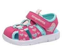 KangaROOS K-Tiffy, Sandalia Unisex niños, Fandango Pink Mint, 22 EU