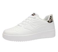 KangaROOS K-Top Sweeny, Zapatillas Mujer, White Leo, 42 EU
