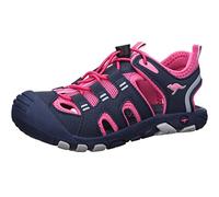 KangaROOS K-Trek Jam, Sandalia, Dk Navy Daisy Pink, 30 EU