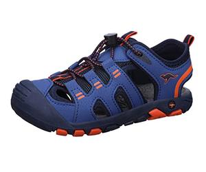 KangaROOS K-Trek Jam, Sandalia Hombre, Navy Flame, 38 EU