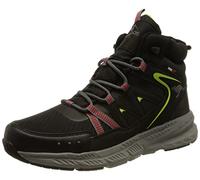 KangaROOS K-UO Nod Mid RTX, Zapatos para Senderismo Unisex Adulto, Jet Black Lime, 43 EU