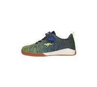 KangaROOS K5-Hover Ev, Zapato de Tribunal Interior Unisex niños, Dk Navy Lime, 30 EU
