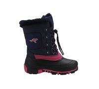 KangaROOS Kanga-Bean Care - Botas de nieve, color azul marino y margarita, talla 28 EU, Dk Navy Daisy Pink, 28 EU