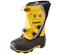 KangaROOS Kanga-Bean III, Botas, Limón Cromo Jet Negro, 39 EU