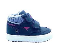 KangaROOS KAVU Primo V, Zapatillas Niñas, Dk Navy Fandango Pink, 21 EU