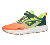 KangaROOS KB-Pang Ev, Zapatillas Unisex niños, Deep Emeraldt Solar Orange, 30 EU