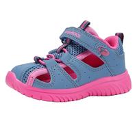 KangaROOS Ki-Rock Lite Ev, Sandalia Niñas, Midnight Blue Daisy Pink, 25 EU