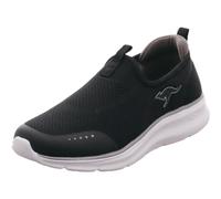 KangaROOS Kj-Nina, Mocasines Mujer, Jet Black Dk Silver, 36 EU