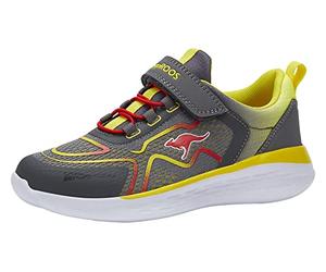 KangaROOS Kq-phara Ev, Zapatillas Unisex Adulto, Steel Grey Lemon Chrome, 38 EU