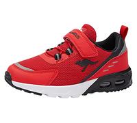 KangaROOS KX-Arg EV Zapatillas deportivas, color rojo y negro, talla 34 EU, Fiery Red Jet Black, 34 EU