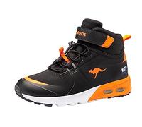 KangaROOS Kx-Hydro, Zapatillas, Jet Black Neon Orange, 34 EU