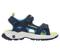 KangaROOS Sandalias K-AS Ture unisex, azul marino/lima, talla 35 EU, Dk Navy Lime., 35 EU