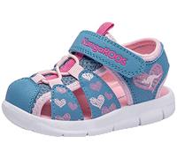 KangaROOS Sandalias para niños K-GROBI, Midnight Blue Rose, 21 EU
