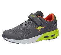 KangaROOS Zapatillas unisex KX-Giga EV, gris acero/lima, talla 38 EU, gris y lima., 38 EU