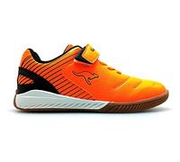 KangaROOS Zapatillas Unisex para niños K5-Speed Ev, Naranja neón Jet Black., 25 EU
