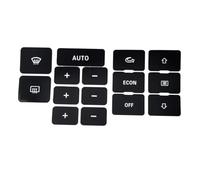 KANGBOZ Compatible con A6 C5 AC Climatizador Aire Acondicionado Calefacción Botón Control Reparación Pegatina Cubierta Embellecedora Accesorios para Auto Accesorio Botón Pegatinas Accesorio